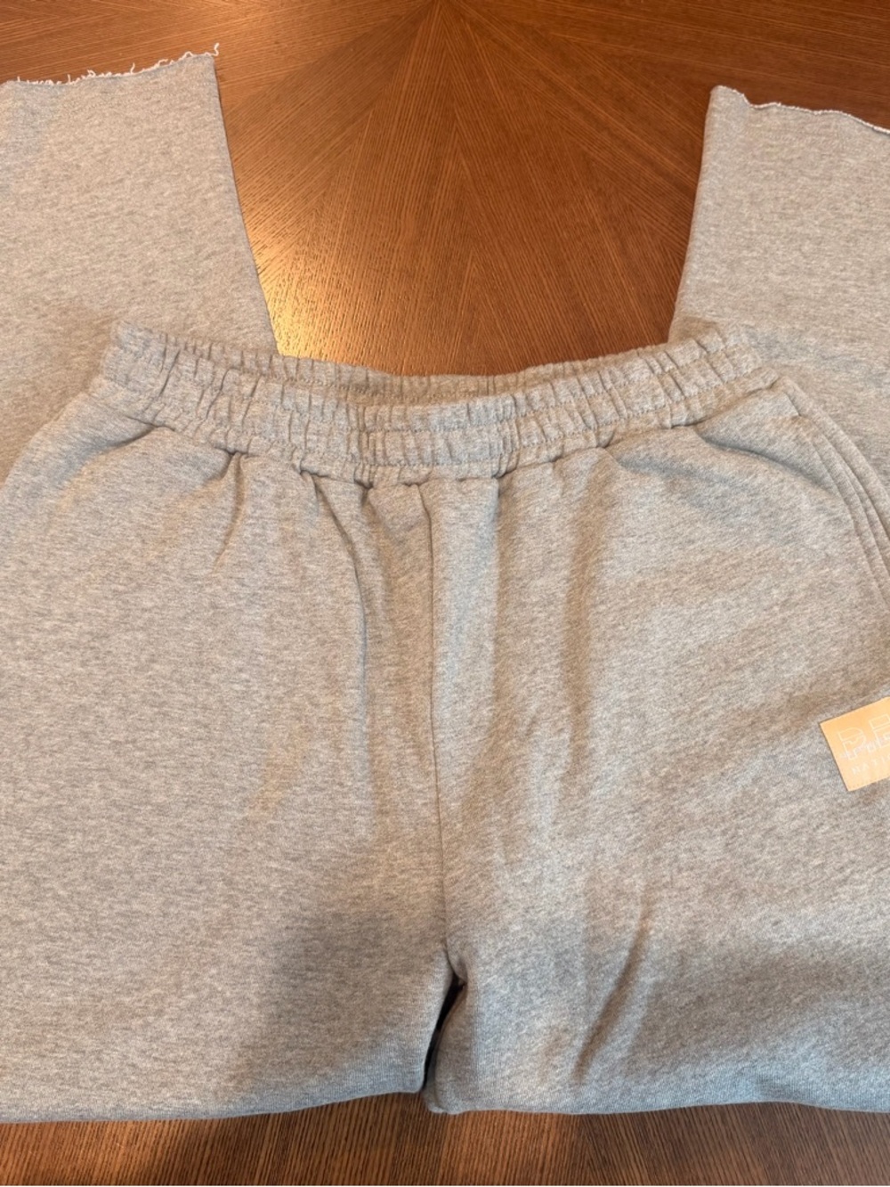 NWT P.E Nation Women’s Light Gray Heather Sweatpants with Elastic Waist